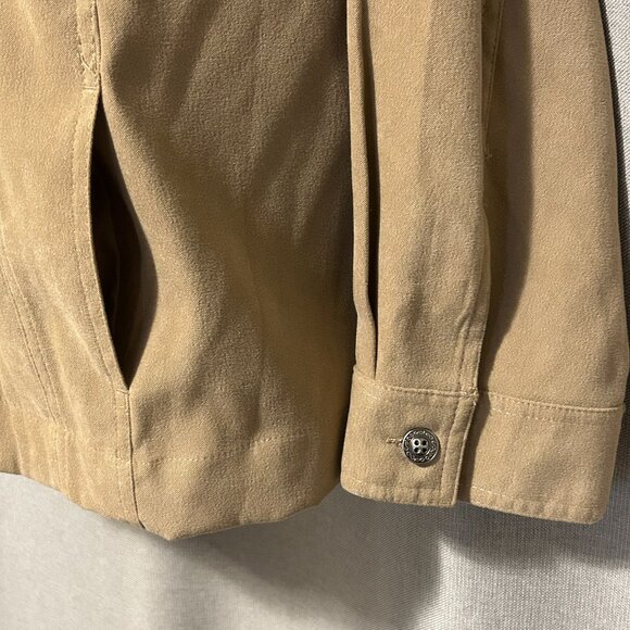 Alia Brushed Cotton Zip Front Jacket - Size 14 - Picture 2 of 10